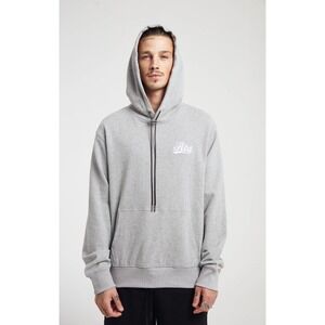 New! RtA‎ Dion Cross Cotton Logo Embroidered Hoodie Gray Sz Medium